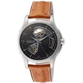 Hamilton Open Heart Mechanical Automatic Mens Leather Timepiece