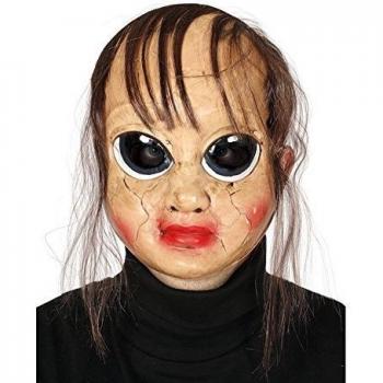 Maschera da Bambola Rotta con design spaventoso di Guirca