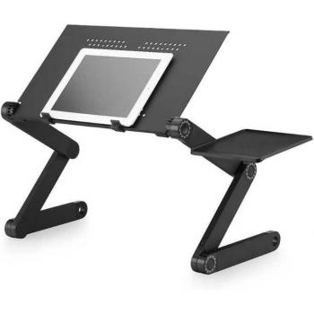 Bureau mobile pour ordinateur portable, noir