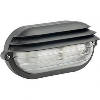 Papillon – Plafoniera Palpebra IP54 Ovale Nera (E27)