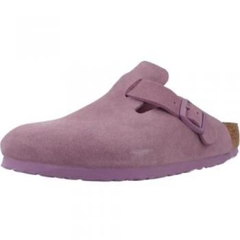 Birkenstock Boston in pelle scamosciata – Versi Malva
