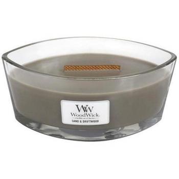 HearthWick Gris Vela con Arena, Madera y Aroma
