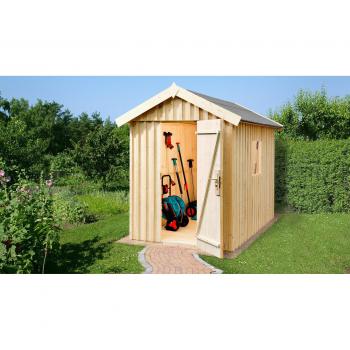 WEKA Schwedenhaus Gartenhaus, natur, 162 x 246 cm
