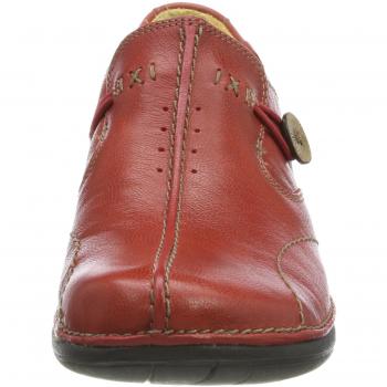 Clarks Un Loop Damen Slipper, Rot, 36 EU