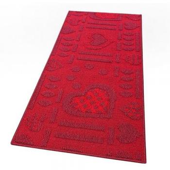 Tapis Antidérapant de Cuisine 3D Coeurs