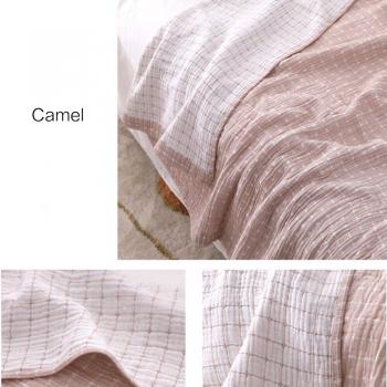 Double-Sheet Cotton Plaid Cover