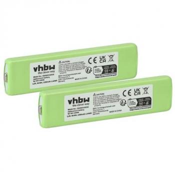 2x batteria ricaricabile compatibile per auricolari Sharp MD-MT180, MD-MT200, MD-MT180H, MD-MT190H, MD-MT200H