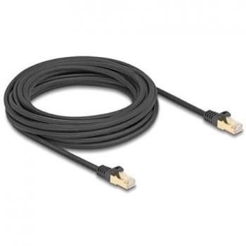 Cat 6A RJ45 Delock 7,5 m – Guaina Intrecciata (S/FTP)