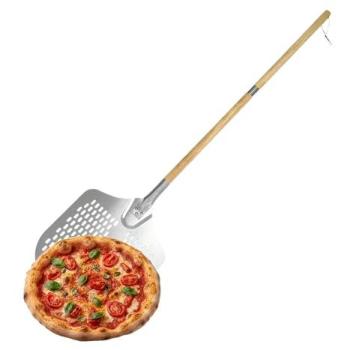 Pala Pizza Relaxdays: Manico Legno, Acciaio Inox