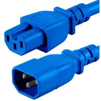 C14 to C15 (Hot) IEC Mains Extension Cable