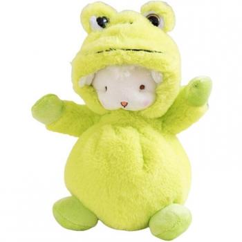 9-Inch Lamb Doll Plush Toy with Pillow