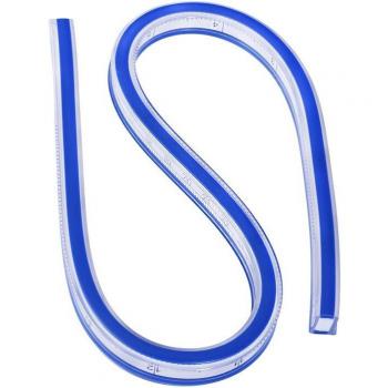 LMDZ Plastic Vinyl Curve Ruler 30cm