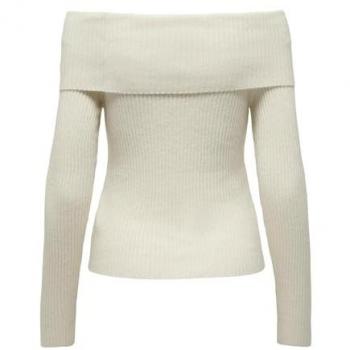 ONLY Pullover Katia 15311830 Écru Regular Fit XS Damen