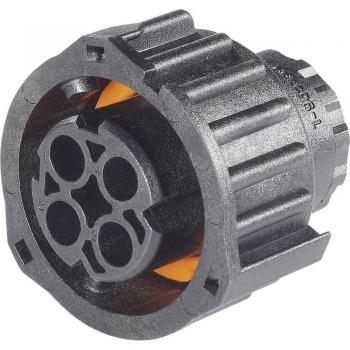 Te Connectivity 1‑968968‑3 Connecteur Cylindrique Mâle/Femelle, Droit – 2 contacts – Série DIN 72585