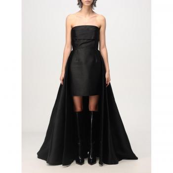 Solace London Abito Donna Nero Taglia 12