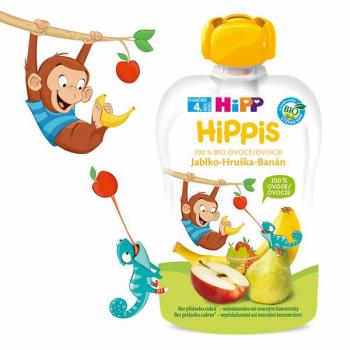 HiPP BIO 100% ovoce Jablko-Hruška-Banán 100g