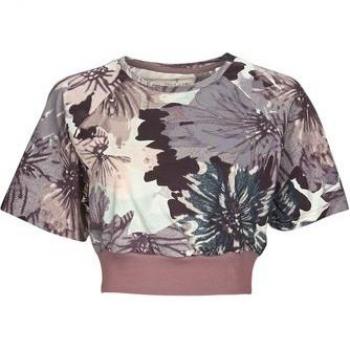 Adidas W AOP CRP Thé T-Shirt à Manches Courtes, Oxydes Wonder-Multicolore-Wonder, S Femme
