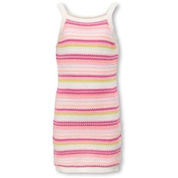 Kid Friendly Pink Striped Knit Skirt