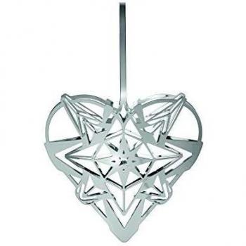 Karen Blixen Weihnachtsherz 12 cm Silber