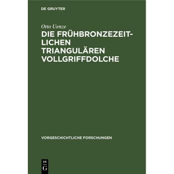 Vitalsource Technologies, Inc. Die fr?hbronzezeitlichen triangul?ren Vollgriffdolche