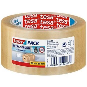 Verpakkingstape Tesa 57171 50mmx66m PVC transparant