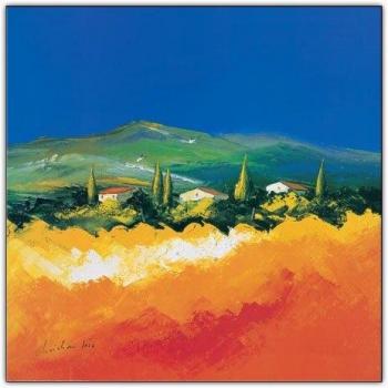 Artopweb EC21755 Soto – Décor boisé multicolore 70×70×1,8 cm