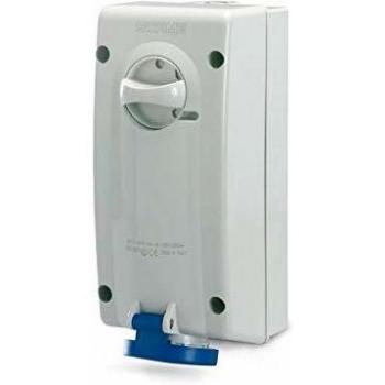 SCAME Presa Interbloccata 2P+T 16A 230V 6H Colore Blu 561.1683