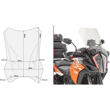 GIVI D7706ST Cúpula para KTM 1290 Adventure