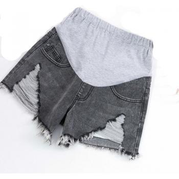Pantalon court de maternité avec poches