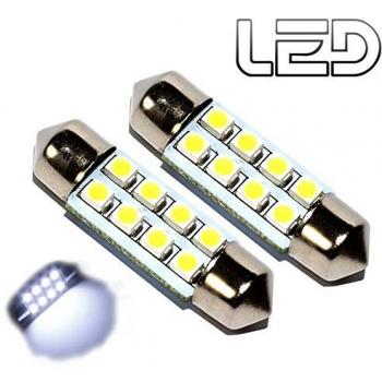 Bombilla SV8.5 36-mm 8 LEDs 12 V