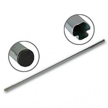 Stange en zinc 40 mm, longueur 2 m, mât emboîtable avec bouchon