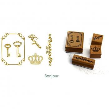 Vintage Planner Rubber Stamp Set