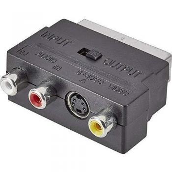 SpeaKa Professional Adaptateur Péritel 3 RCA