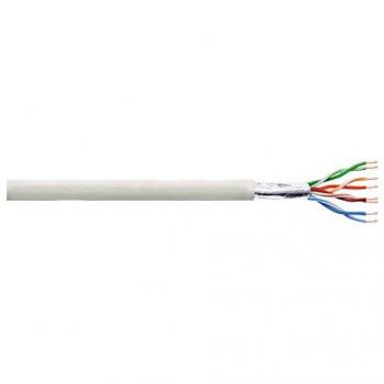 LogiLink CPV0029 Netzwerkkabel CAT 5e F/UTP 4 x 2 x 0.205 mm² Grau 50 m