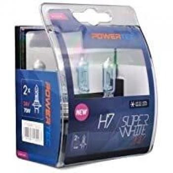 MTECH 24V 70W H7 HALOGEN LIGHT BULBS SUPER WHITE