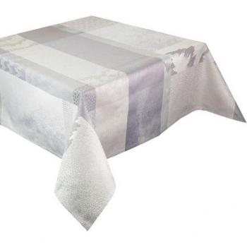 Nappe satinée en coton beige 115 x 115 cm – Garnier Thiebaut