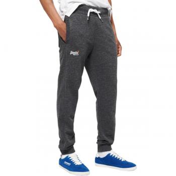 Superdry Pantalon de Jogging Orange Label Homme Lite, M70202PQ, Gris