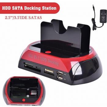 Estación de Expansión Móvil: HDD 1TB, Lector de Tarjeta, Puertos USB
