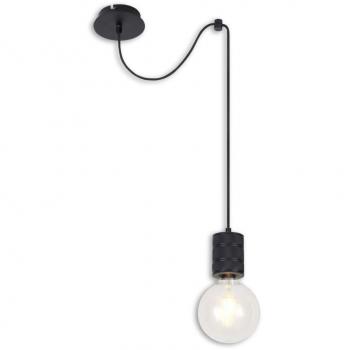 Lampada Isoled Metal Noir Sospensione 120 cm con Presa E27