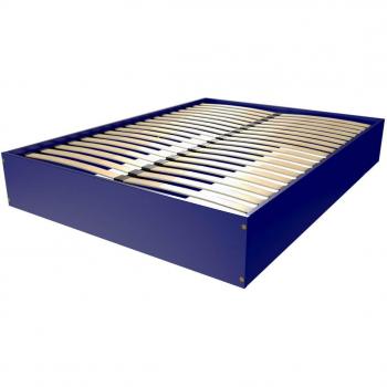 Letto matrimoniale a cassettone Blu scuro 140x190