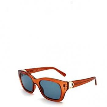 Lunettes de Soleil Rectangulaires Femmes – Acétate SF1012S Cristal Marron Clair