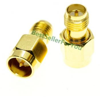 Enchufe Hembra RP‑SMA para Test de RF sin Tornillo