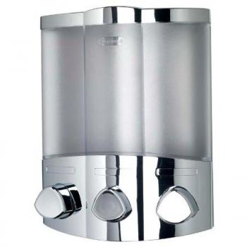 Croydex Trio Chrome Hand Soap Unit