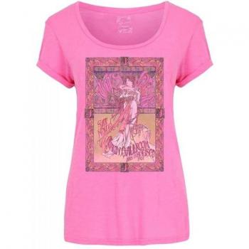 Janis Joplin Ladies' Avalon Ballroom '67 Tee XXL Pink
