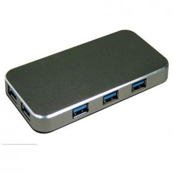 Hub 7 Porte USB 2.0 Mediacom per PC Laptop Notebook con Alimentatore SDOPPIATORE e MOLTIPLICATORE