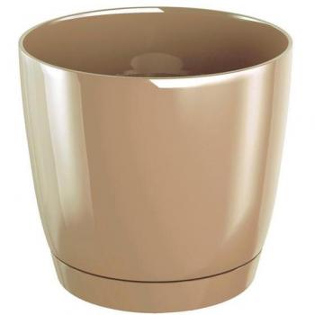 Beige Blumentopf Coubi von Prosperplast