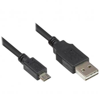 Good Connections USB 2.0 Anschlusskabel A auf Micro B, 2m