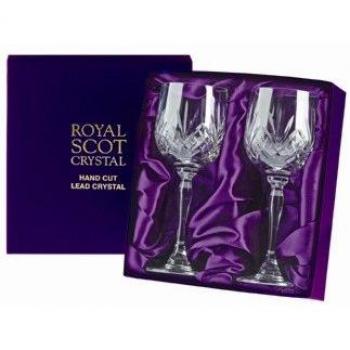 Royal Scot Highland Crystal Wine Glasses – Deluxe Presentation