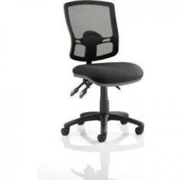 Eclipse III Deluxe Chair no Arms BK