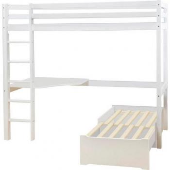 Hochbett ECO Dream 90x200 für Kinder mit ausziehbarem Sofa